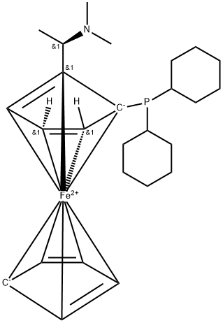 Ferrocene, 1-(Dicyclohexylphosphino)-2-[1-(Dimethylamino)Ethyl]-, [S-(R*,S*)]- (9Ci)