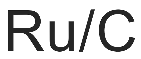 Ruthenium on activated carbon