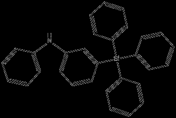 9H-Carbazole, 2-(Triphenylsilyl)-