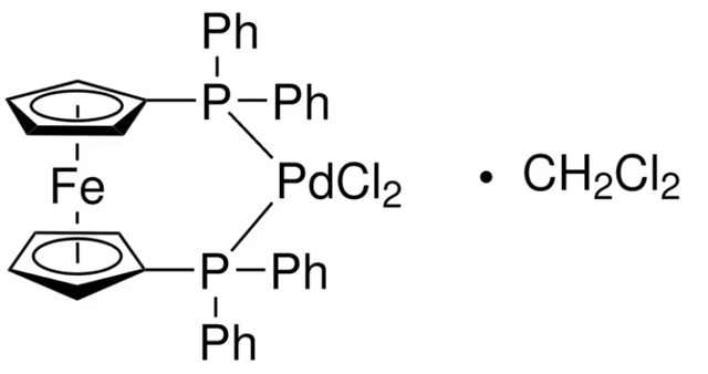 1,1'-Bis(diphenylphosphino)ferrocene-palladium(II)dichloride dichloromethane complex
