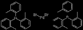 Dibromobis(tri-ortho-tolyphosphine)palladium(II)