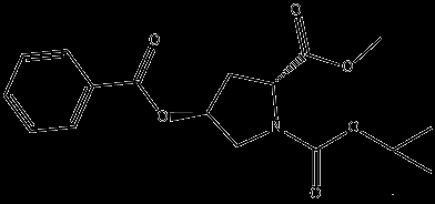 (2R,4S)-1-Tert-Butyl 2-Methyl 4-(Benzoyloxy)Pyrrolidine-1,2-Dicarboxylate