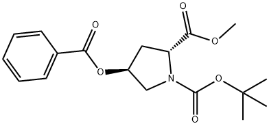 (2R,4S)-1-Tert-Butyl 2-Methyl 4-(Benzoyloxy)Pyrrolidine-1,2-Dicarboxylate