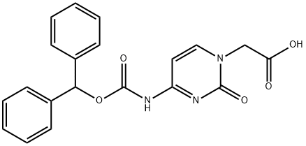 (4-N-(Benzhydryloxycarbonyl)Cytosine)-1-Acetic Acid