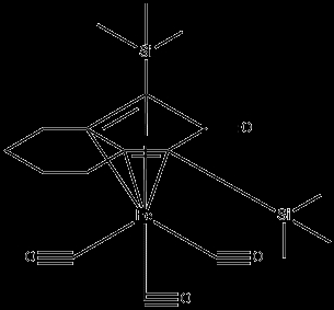 Tricarbonyl(2,4-Bis(Trimethylsilyl)Bicyclo[4.3.0]Nona-1,4-Dien-3-One)Iron
