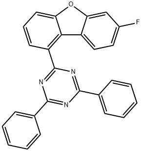 1,3,5-Triazine, 2-(7-Fluoro-1-Dibenzofuranyl)-4,6-Diphenyl-